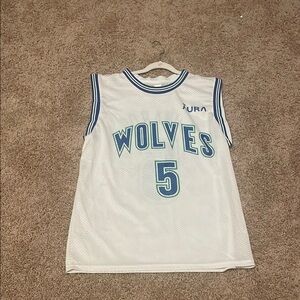 White Timberwolves throwback Anthony Edward’s Jersey (No tags never worn)